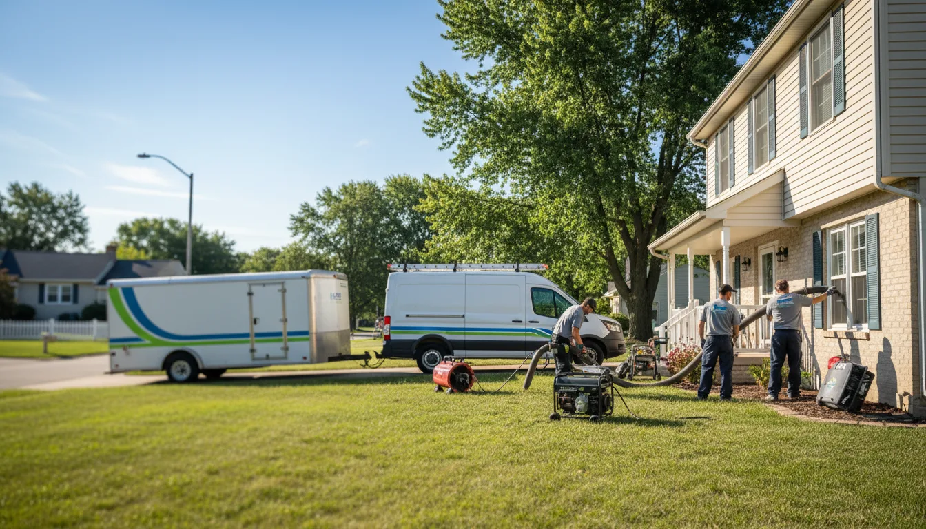 Flooded Basement Restoration And Cleanup With Repair in Necedah, WI near me